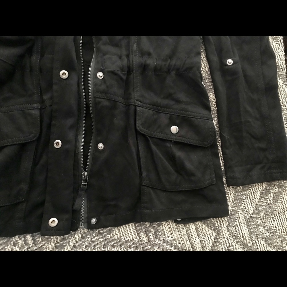 Black utility jacket